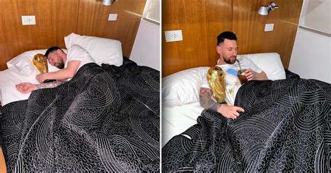 'Good morning': Messi posts photo of sleeping with World Cup - Football | Tribuna.com