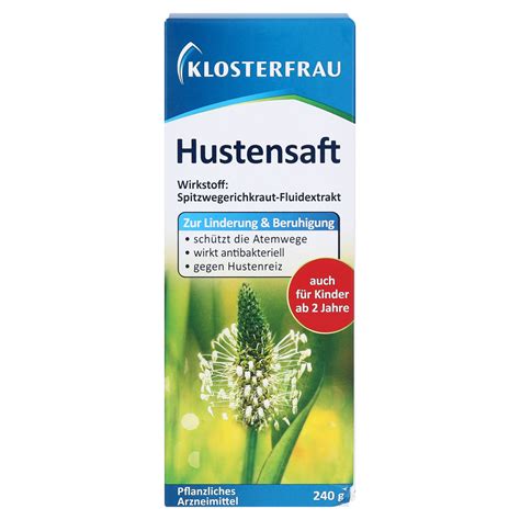 Klosterfrau Hustensaft Gramm Online Kaufen Medpex