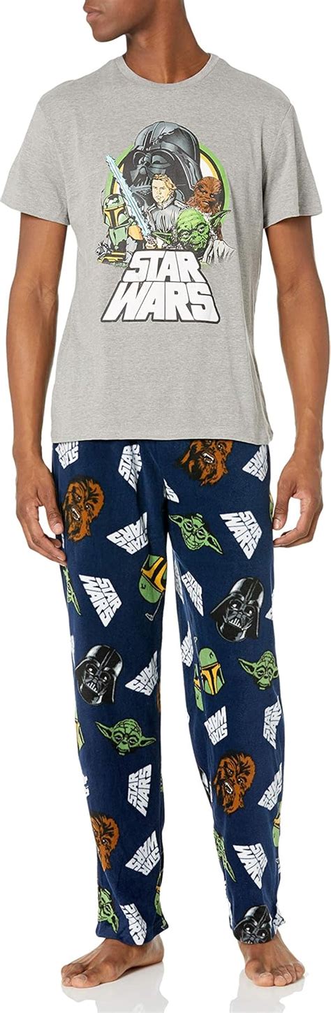 Star Wars Mens 2 Piece Pajama Set Classic Group L Amazon Ca Clothing And Accessories