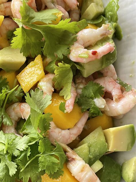 Ceviche Med R Kor Mango Och Avocado