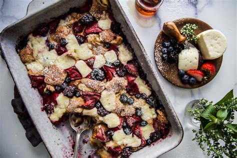 Berry And Brie Croissant Breakfast Bake Marin French Cheese