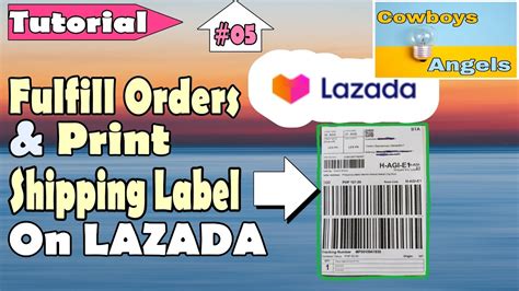 How To Fulfill Orders On Lazada Step By Step Tutorials Youtube