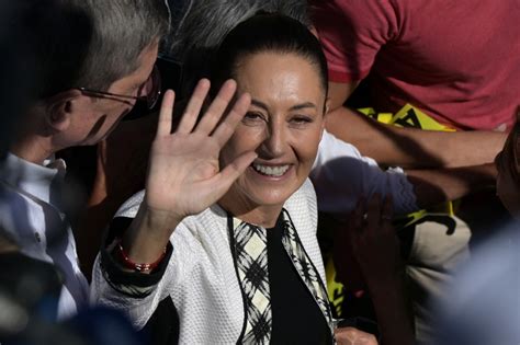 Mexique Sans Surprise La Candidate De Gauche Claudia Sheinbaum