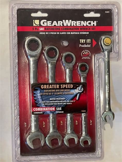 Gearwrench Piece Sae And Metric Ratcheting Wrench Set Off