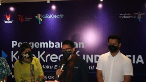 Hadiri Pameran Ekraf Di Malang Sandiaga Tegur Peserta Yang Tak Patuh