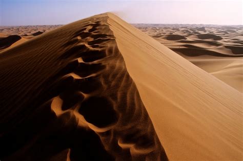 Algeria Sahara Desert Africa Footprint Sand Dune Wallpaper