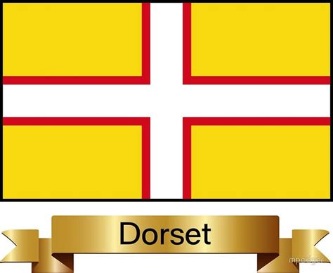 Dorset Named Flag Stickers | Dorset, County flags, Name stickers