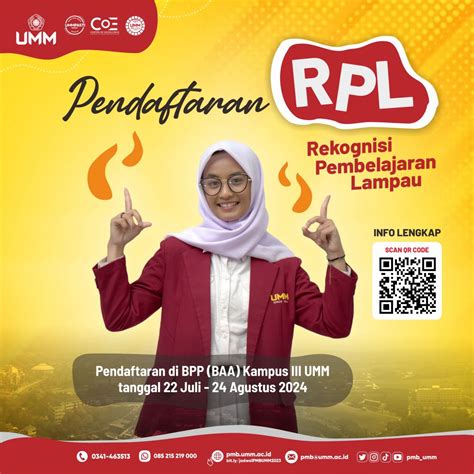 Fakultas Vokasi UMM Buka Program RPL Lanjutkan Pendidikan Lebih Cepat