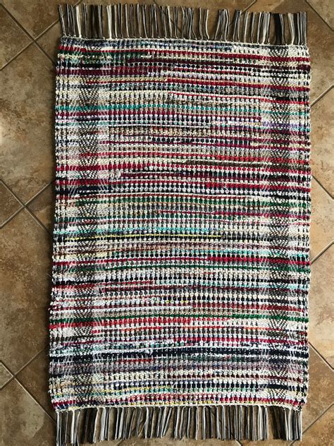 Hand Woven Rag Rug Etsy