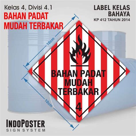 Jual Stiker Iata Label Kelas Material Bahaya Dangerous Goods Benda