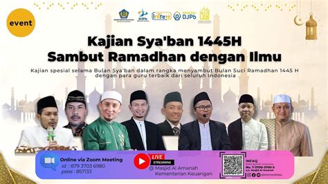 Kajian Sya Ban 1445 H Qadha Dan Fidyah Puasa YouTube