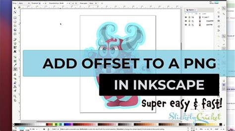 Add An Offset Or Border Around A Png In Inkscape Super Easy Fast