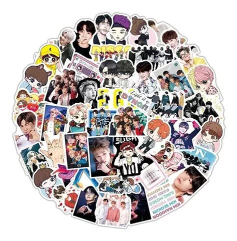 Bts Kpop Set De Stickers Calcomanias Pegatinas