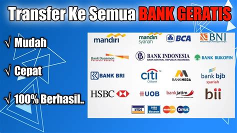 Cara Transfer Geratis Ke Semua Bank Kirim Ke Semua Bank Tanpa Biaya