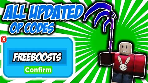 All New Secret Op Codes Roblox Scythe Simulator Codes Youtube