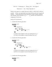 Hw Pdf Page Of Cse Foundations Ii Autumn Prof