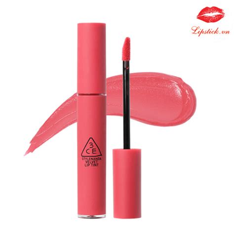 Review Son 3CE Velvet Lip Tint Enjoy Love Màu Hồng Nude