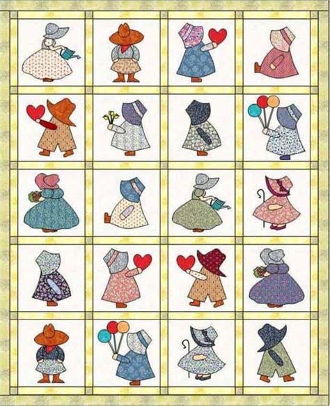 Best Sunbonnet Sue Quilt Pattern I Love Quilting Forever