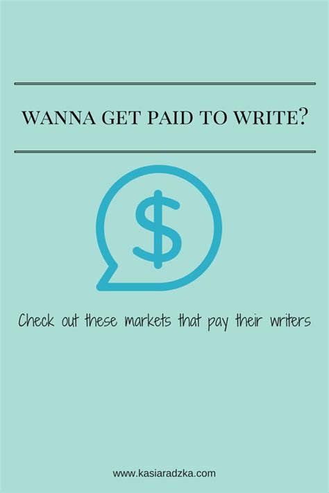 Get Paid To Write Websites That Pay Writers For Their Words Kasia Radzka