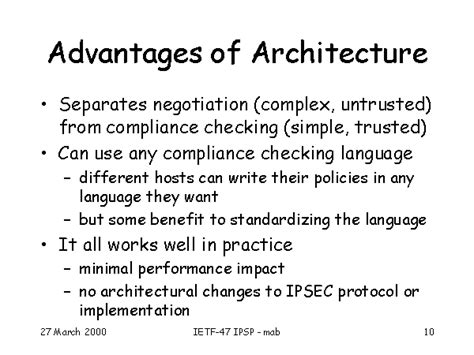 Advantages Of Architecture