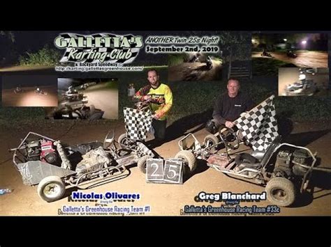 2019 9 2 Labor Day Twin 25s At Galletta S Karting Club Tower