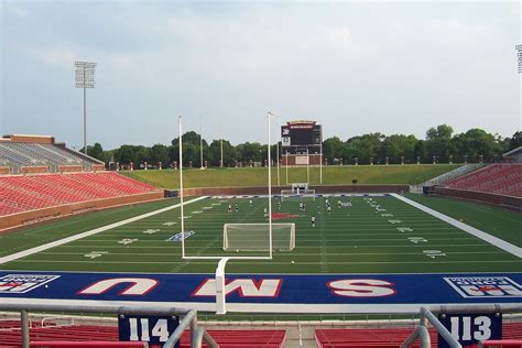 Gerald J Ford Stadium View From The South End Smu Footba David