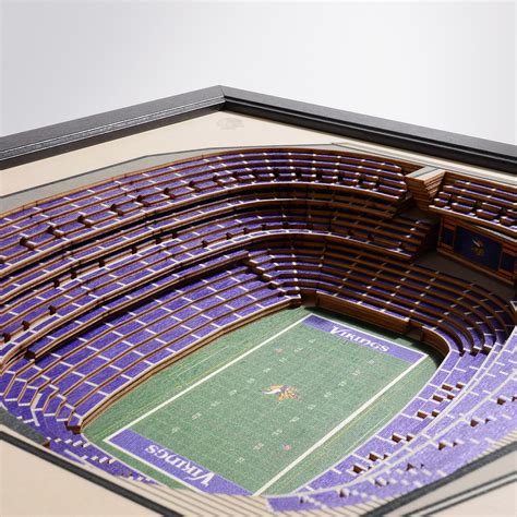 Minnesota Vikings // US Bank Stadium (25-Layer) - You the Fan - Touch