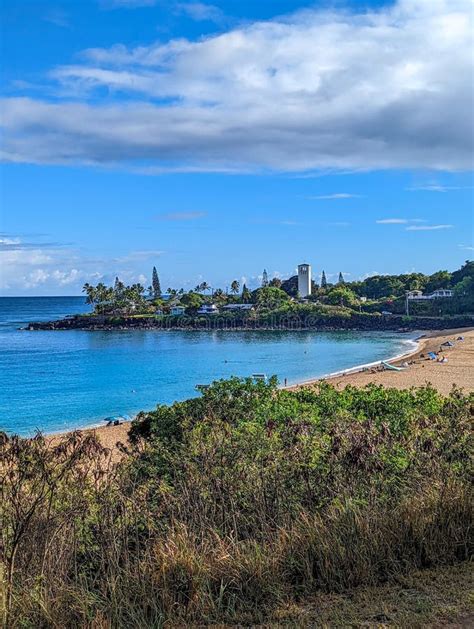 Waimea Bay View Oahu Hawaii Stock Image Image Of Landscape Clear