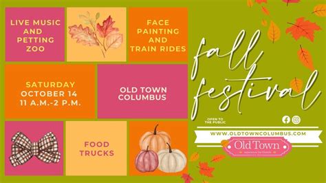 Old Town Fall Festival Old Town Columbus 14 October 2023 Allevents