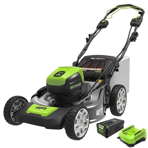 GreenWorks Pro MO80L510 80V 21 Inch Self Propelled Cordless Lawn Mower