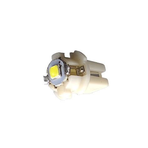 Led Bec 1 Smd 3030 Super Bright Soclu T5 B8 3D Pentru Bord De Culoare Alb