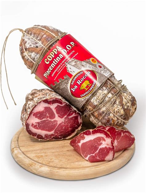 Coppa Tipica Piacentina Dop 1 8 Kg Salumificio La Rocca Amazon It