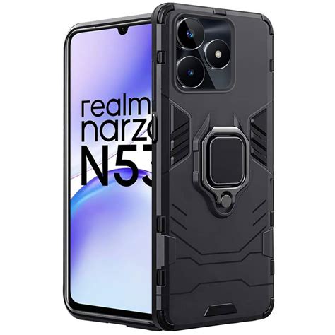 Thegiftkart Tough Armor Bumper Back Case Cover For Realme Narzo N