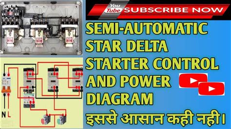 Semi Automatic Star Delta Starter Connection Star Delta Starter Star Delta Starter Wiring