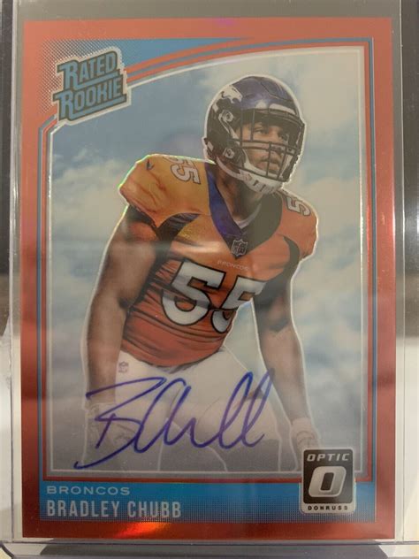 Donruss Optic Rated Rookie Red Bradley Chubb Rc For