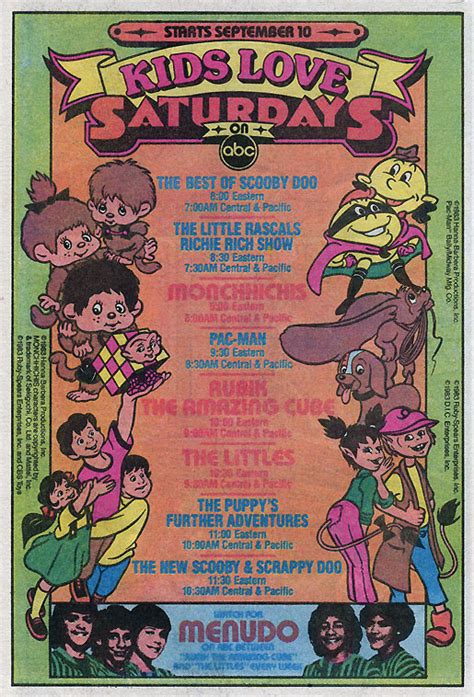 Saturday Morning Cartoons 1983 Abc And Nbc Ads Once Upon A Geek