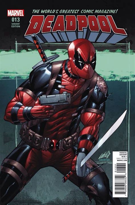 Deadpool Vol 4 13 Variant Cover Art By Rob Liefeld And Jesus Aburtov