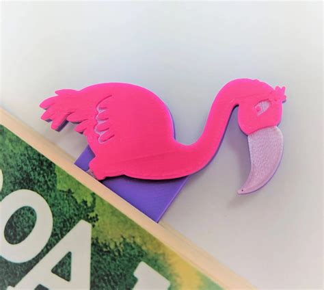Personalised Flamingo bookmark - Dalewood Designs GB