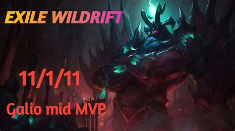 WILD RIFT Galio Mid Full Ap Challenger Build Wildrift Galio