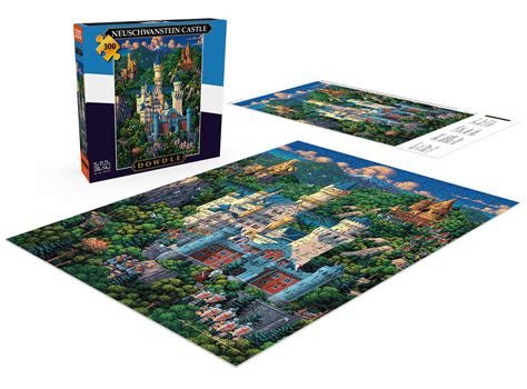 Dowdle Neuschwanstein Castle Pieces Buffalo Games Puzzle Warehouse