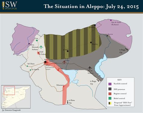 Aleppo Province Map July 2015- Turkey Blogpost | Institute for the Study of War