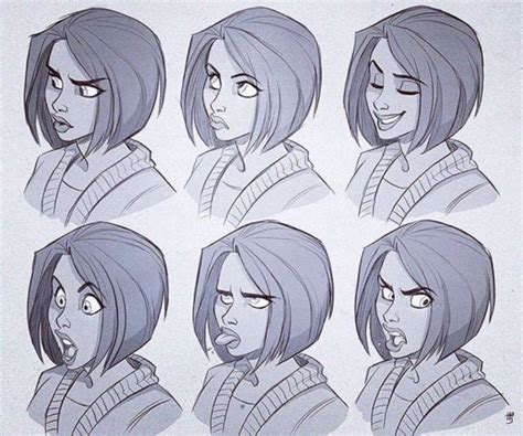 Handy Facial Expression Drawing Charts For Practice Bored Art