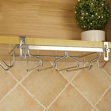 Coffee Mug Holder - 304 Stainless Steel ，Cup Rack Under Shelf ...