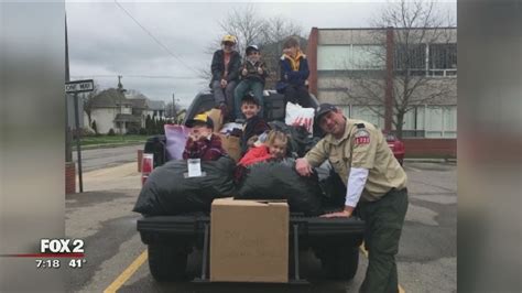 Boy Scouts of America out scouting for clothing to donate | FOX 2 Detroit