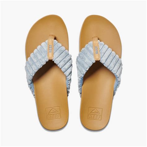 Reef Flip Flops Cheapest Womens Beach Bum Strand Brown Blue