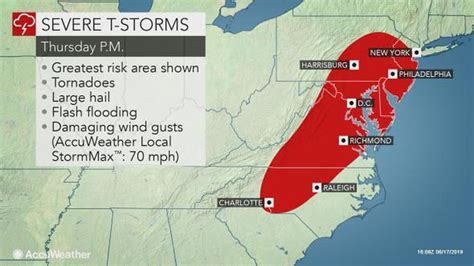 N J Weather Flash Flood Threat Tuesday From More Thunderstorms