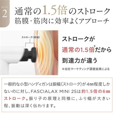 2000円offクーポン マッサージガン Niplux Fascialax Mini 2s 筋膜リリース ガン 全身用 マッサージ器 肩