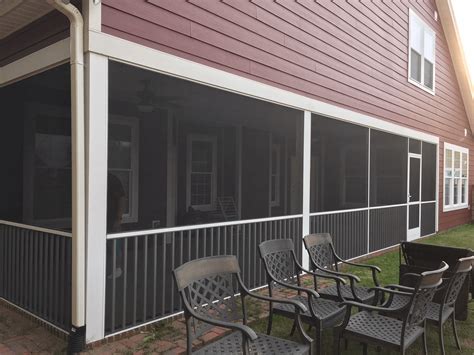 Fiberglass Mesh Screened Porch Design Ideas Porch Area