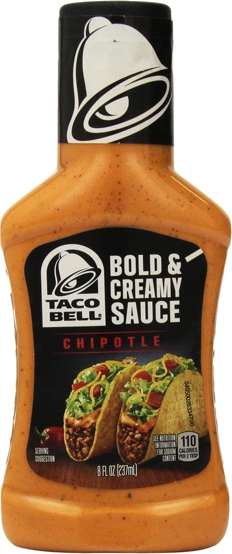 Taco Bell Bold And Creamy Spicy Ranchero Sauce 8 Oz Bottle