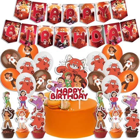 Buy Red Panda Birthday Party Supplies Cute Panda Party Decorations